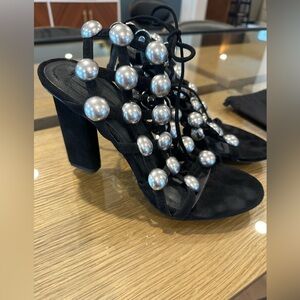 Alexander Wang Suede Gladiator Sandals